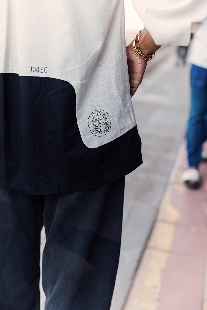 Railway Shirt | Hand-Painted Cotton Shirt Asaii