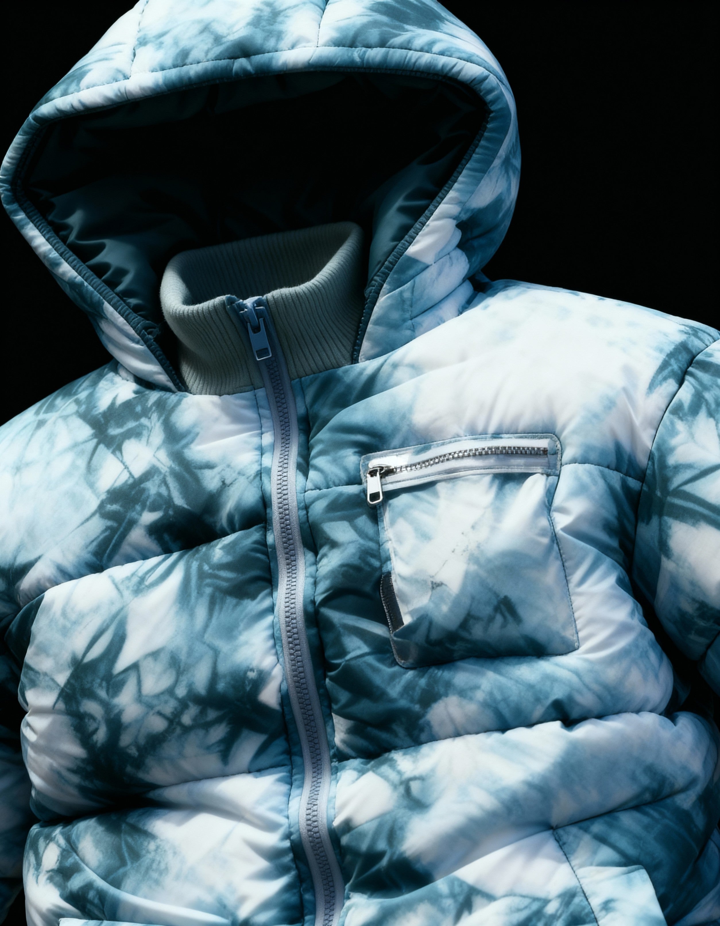 Tundra Guard Jacket | Tie-Dye Puffer Jacket