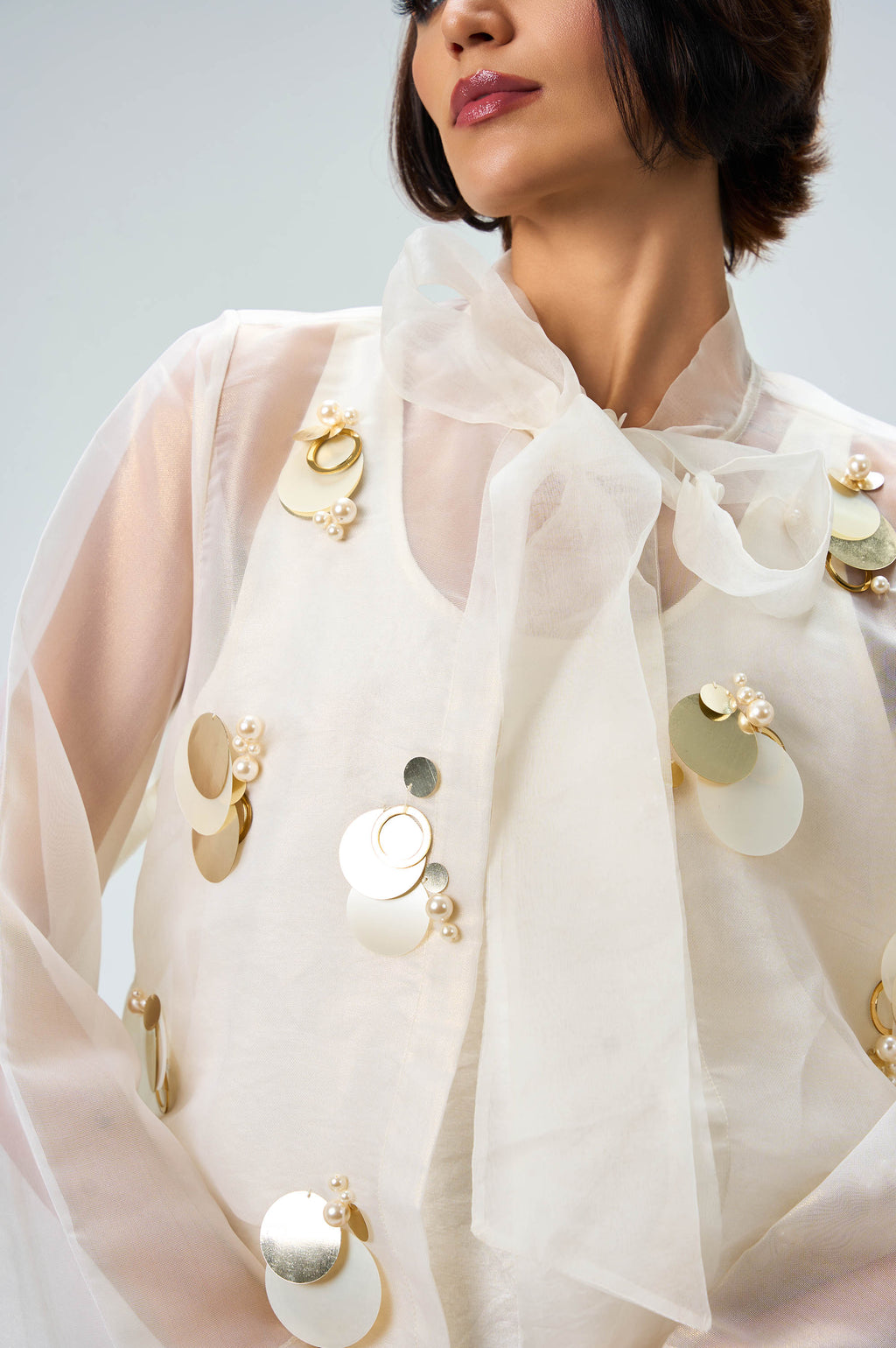 Maravéa Dress | Ivory Occasion Wear KOR