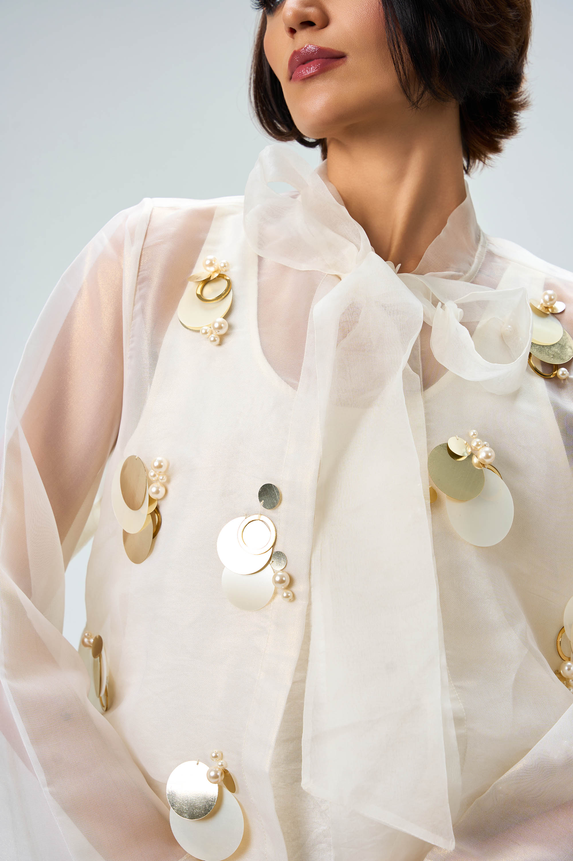 Maravéa Dress | Ivory Occasion Wear KOR