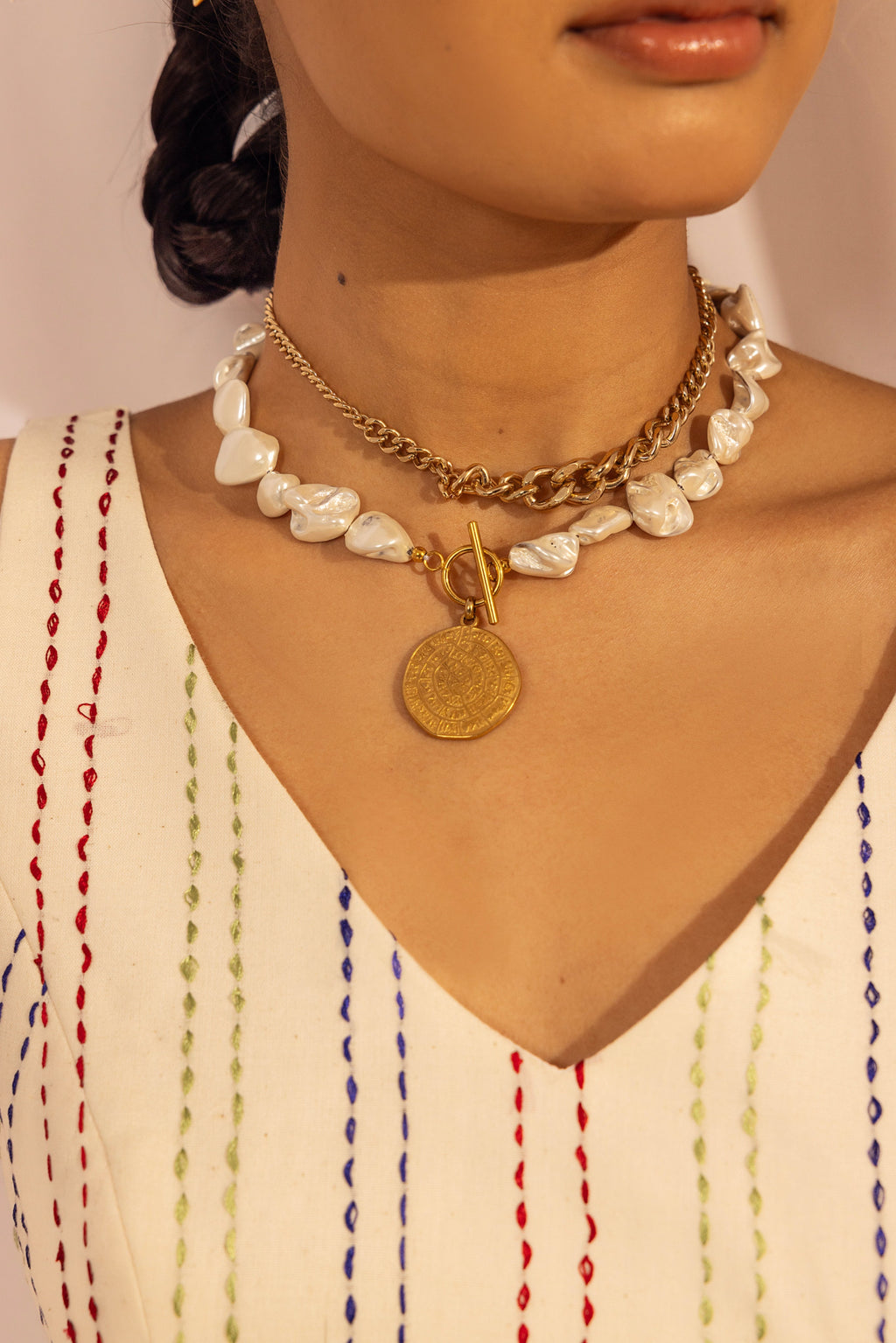 Handmade Kantha Crop Top | Sustainable Hand-Embroidered The House Of Ara