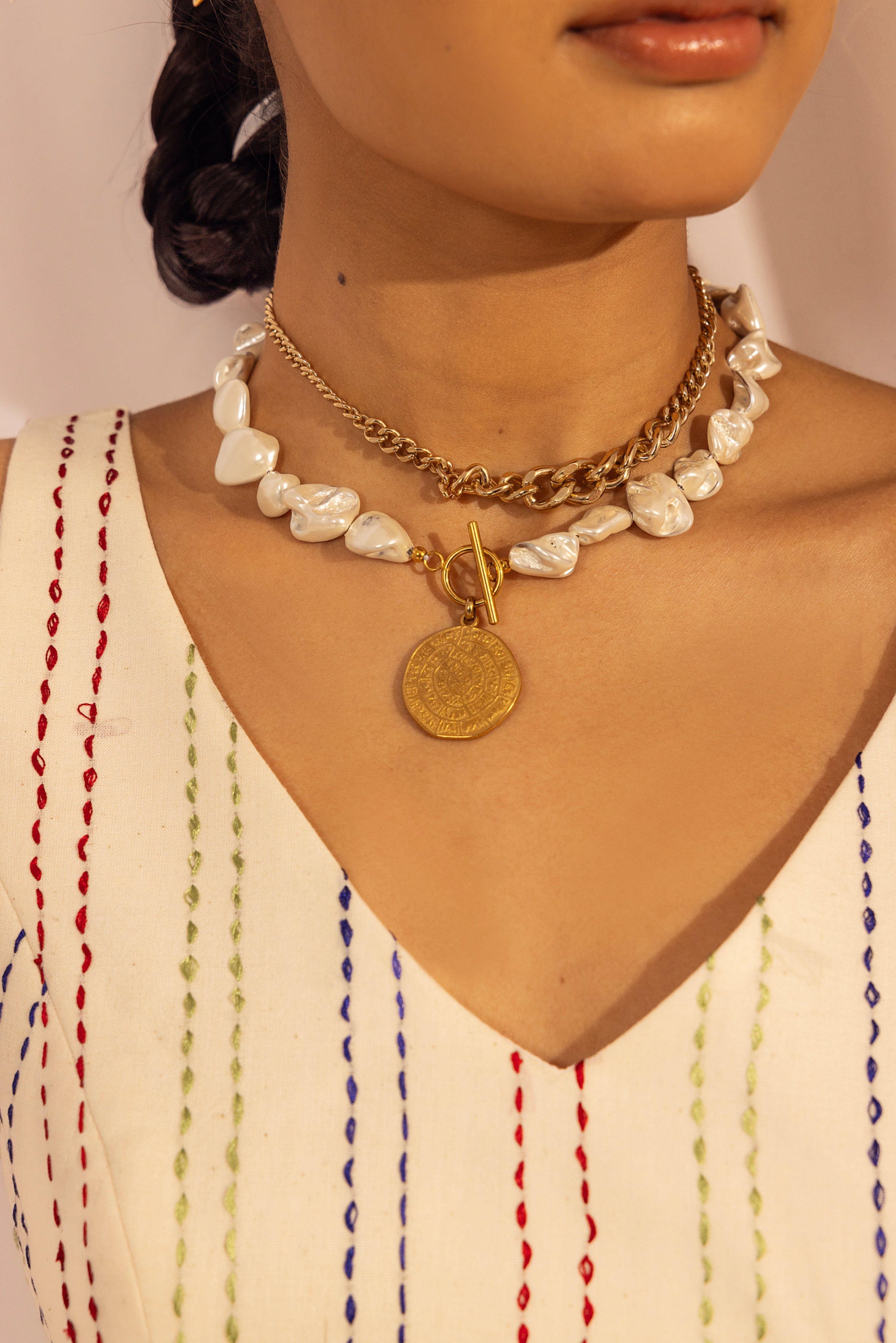 Handmade Kantha Crop Top | Sustainable Hand-Embroidered The House Of Ara