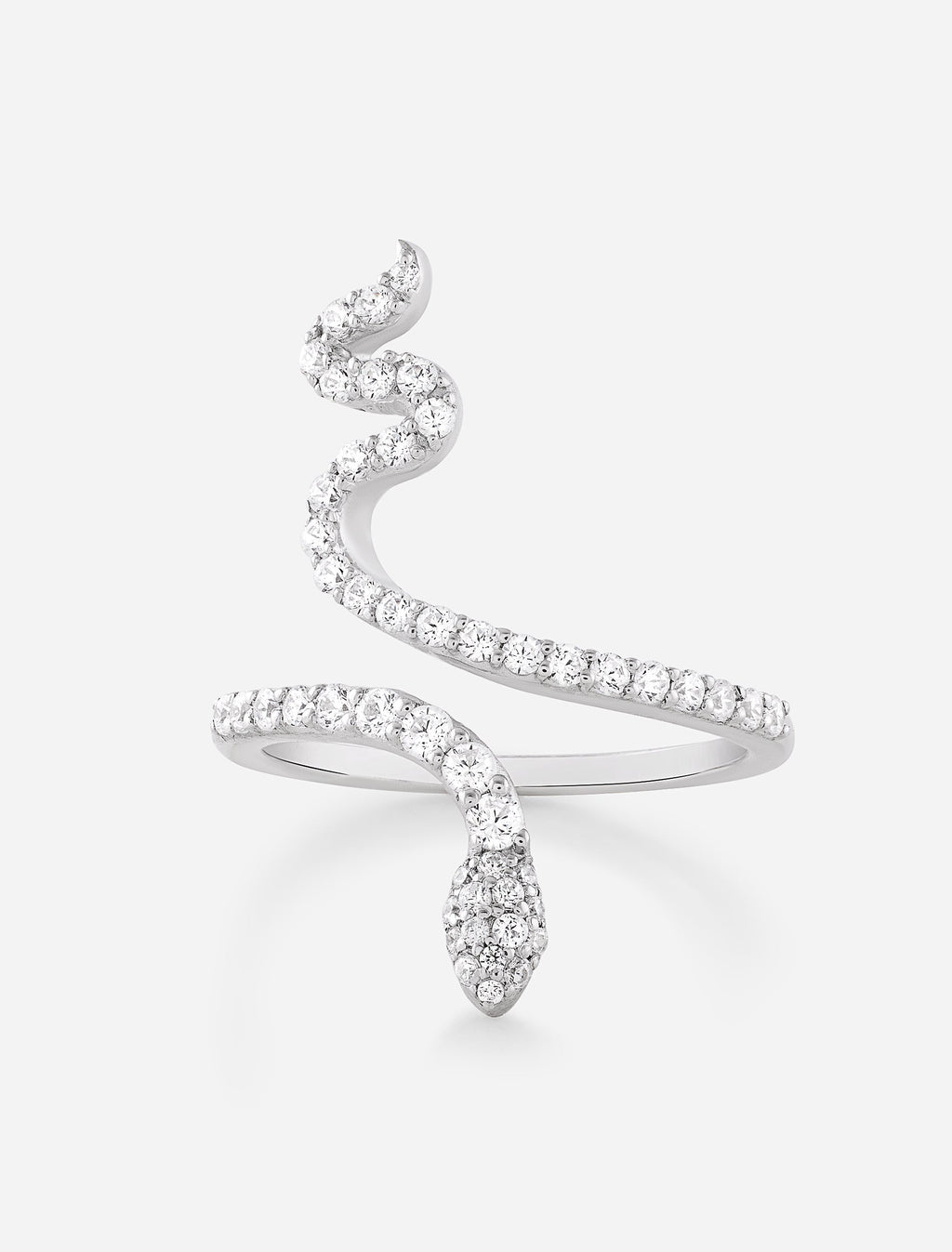 Reputation Ring | Designer Snake Sterling Silver Ring