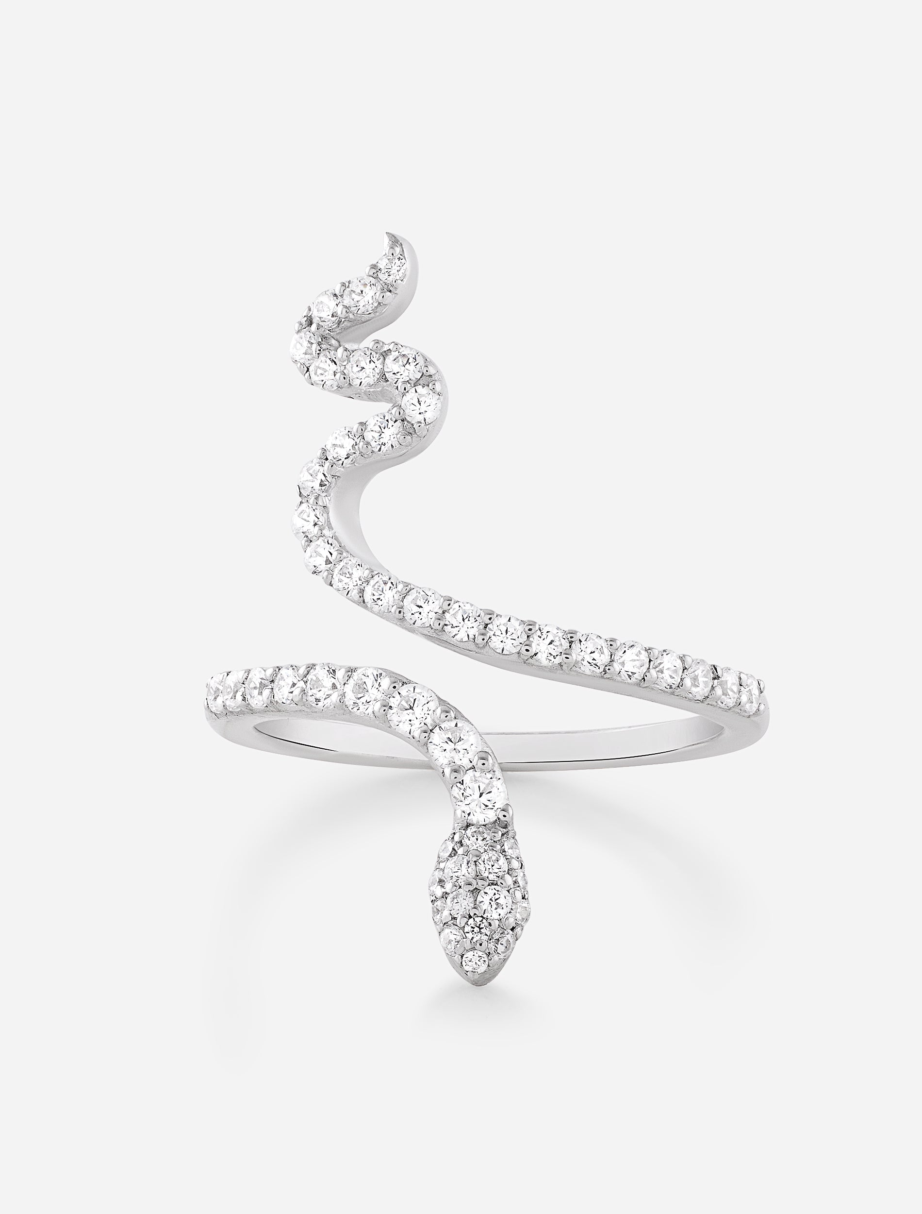 Reputation Ring | Designer Snake Sterling Silver Ring