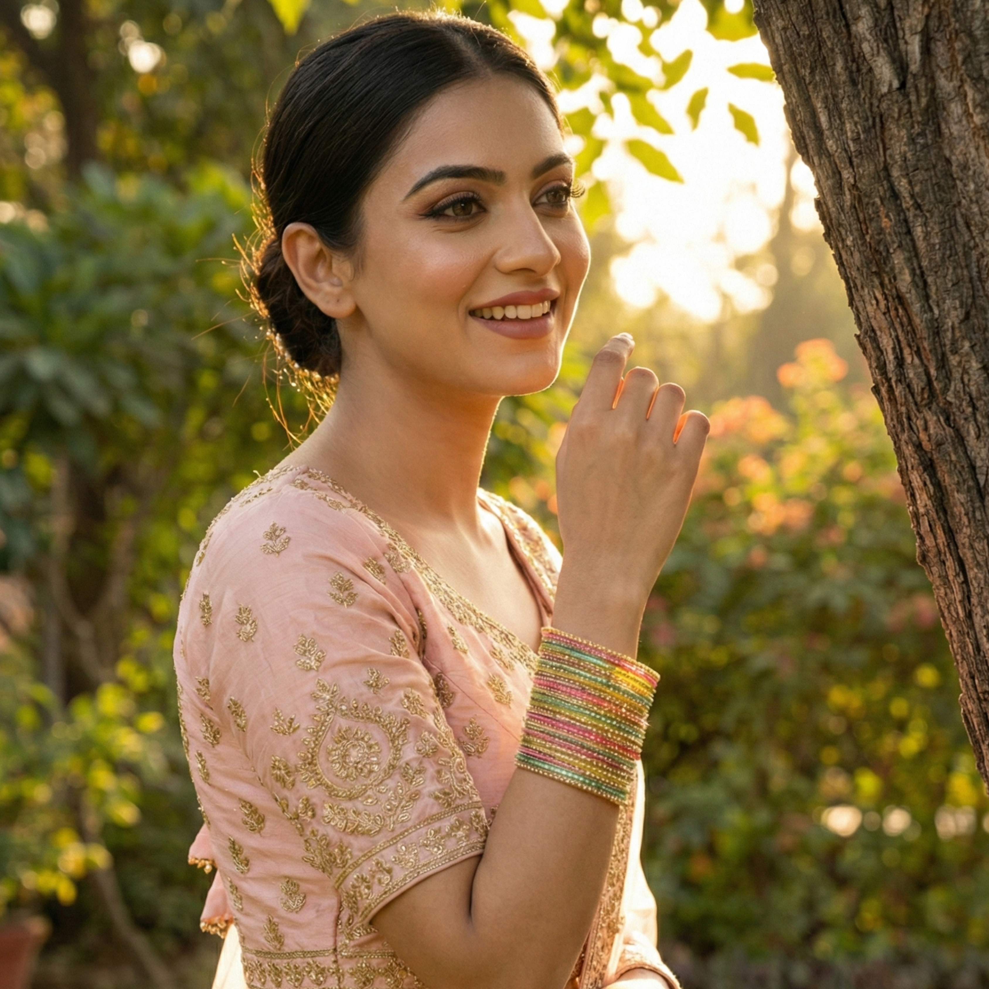 Premium Ombre Rhinestone Glass Bangles | Set of 24 | Exquisite Indian Festive & Wedding Jewellery