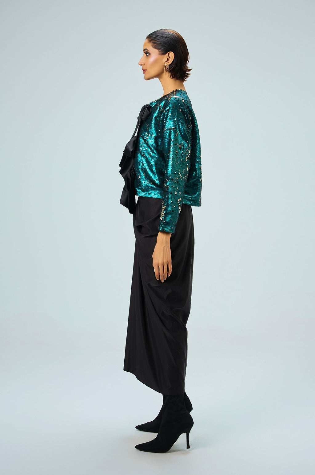 Electra Co-Ord Set | Sequin Top & Skirt Set KOR