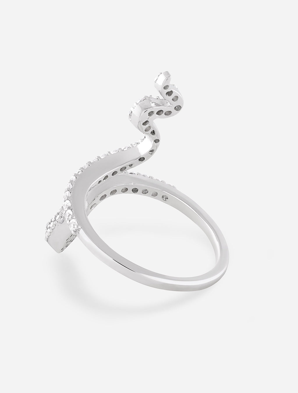 Reputation Ring | Designer Snake Sterling Silver Ring Fian