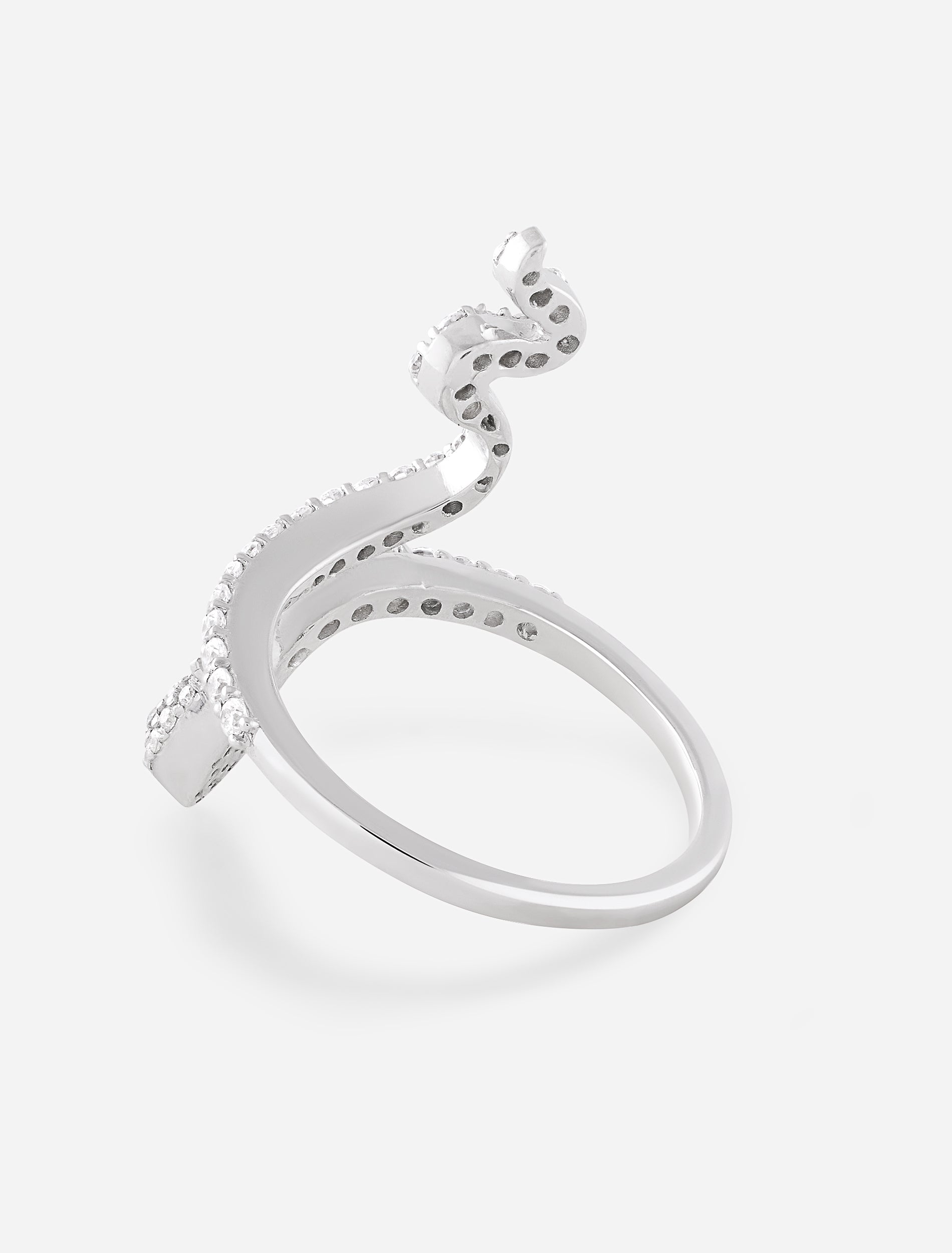 Reputation Ring | Designer Snake Sterling Silver Ring Fian