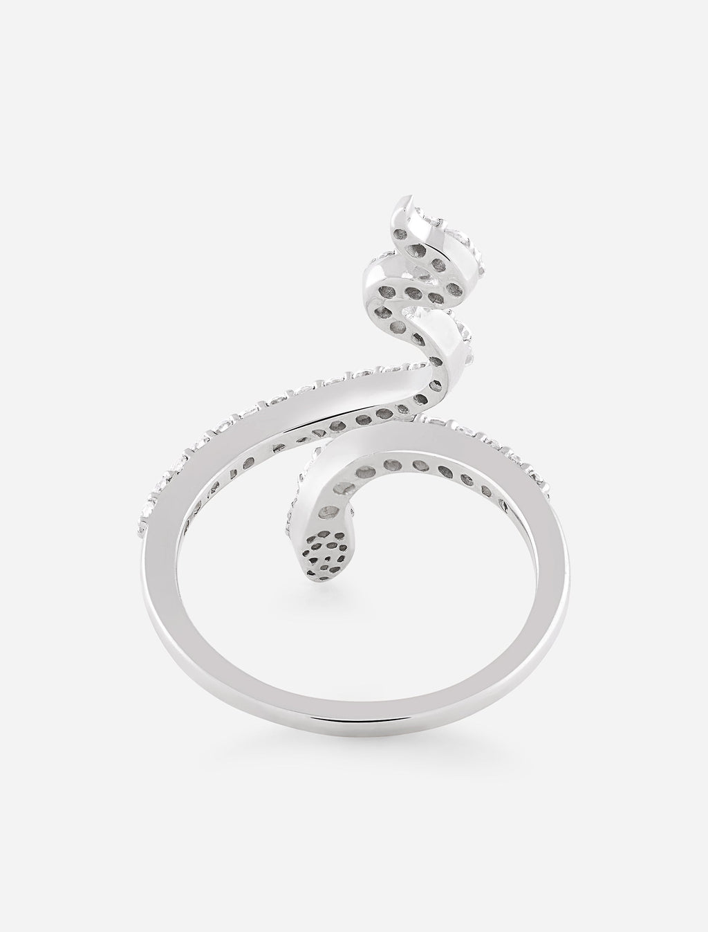 Reputation Ring | Designer Snake Sterling Silver Ring Fian