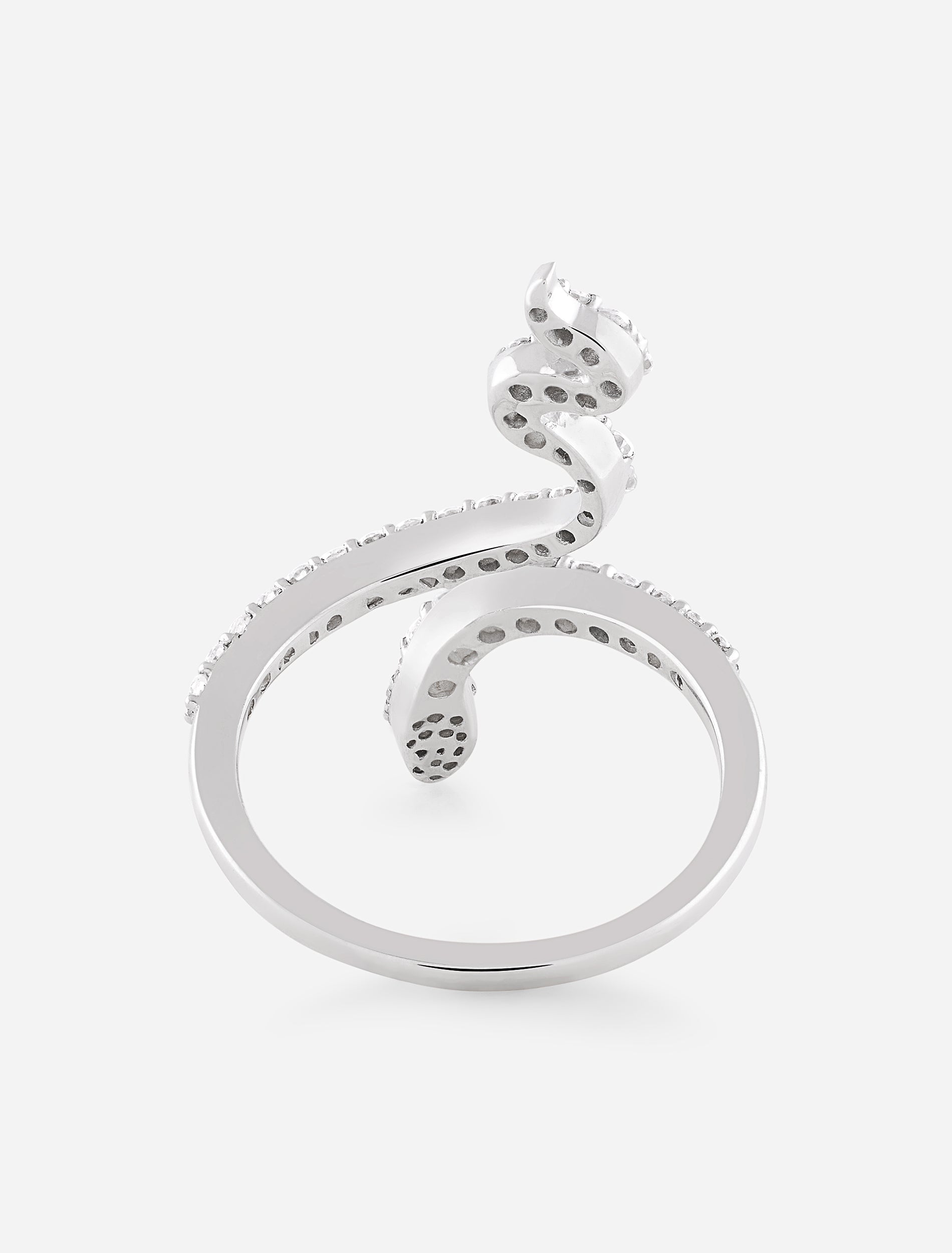Reputation Ring | Designer Snake Sterling Silver Ring Fian