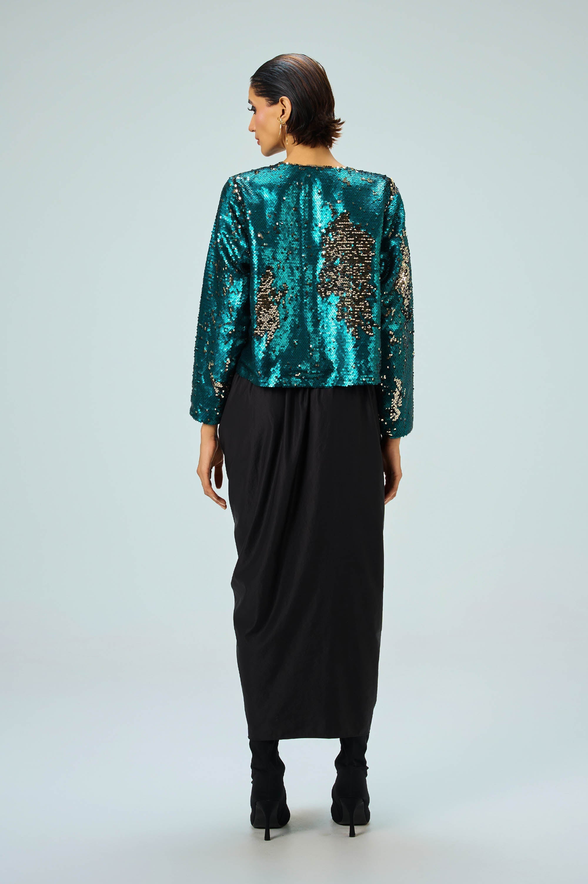 Electra Co-Ord Set | Sequin Top & Skirt Set KOR