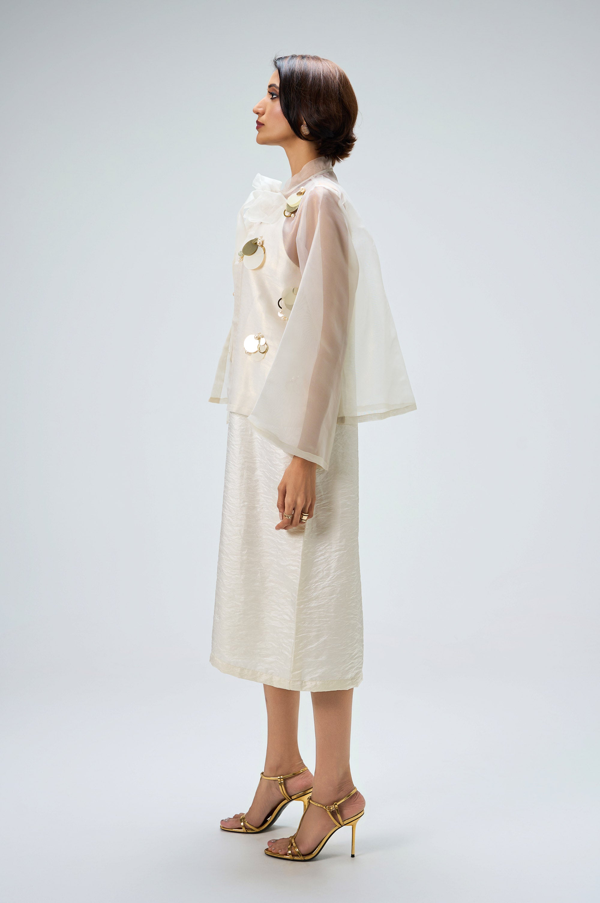 Maravéa Dress | Ivory Occasion Wear KOR