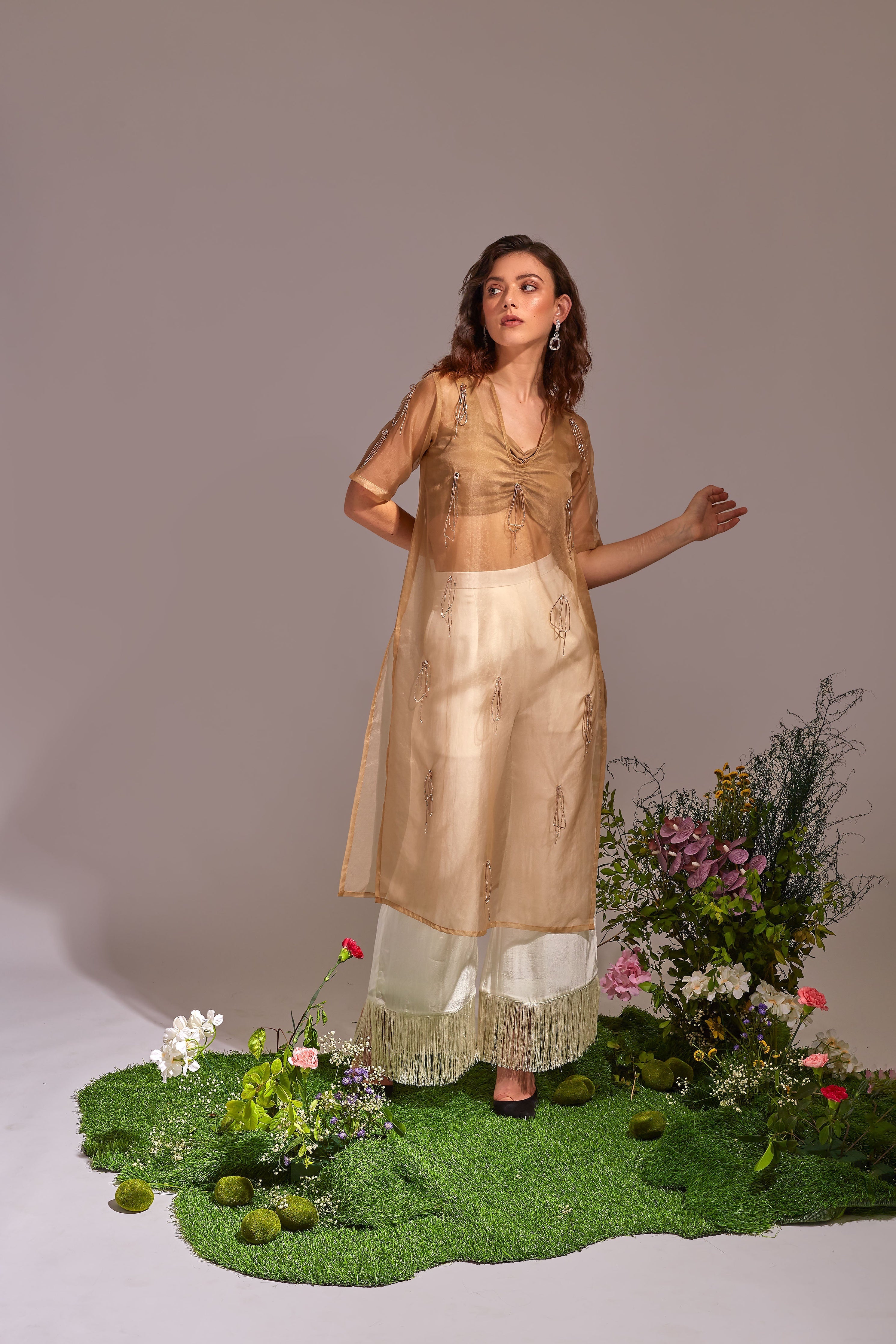 Callie Set | Three-Piece Festive Ensemble An'era by Asmita Verma