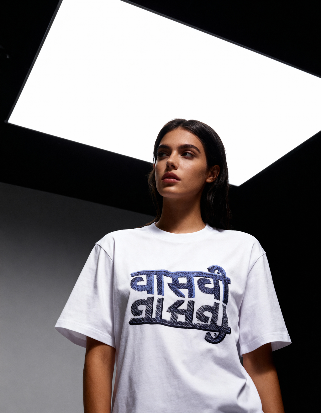 Ivasavi T-Shirt | Embossed Unisex Cotton Tee Vasavi