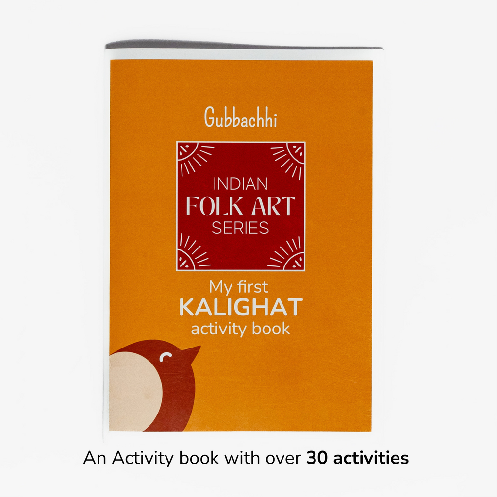 Kalighat Heritage Folk Puzzles | Set of 6 India-Inspired Block Puzzles | Engaging Toys For Children