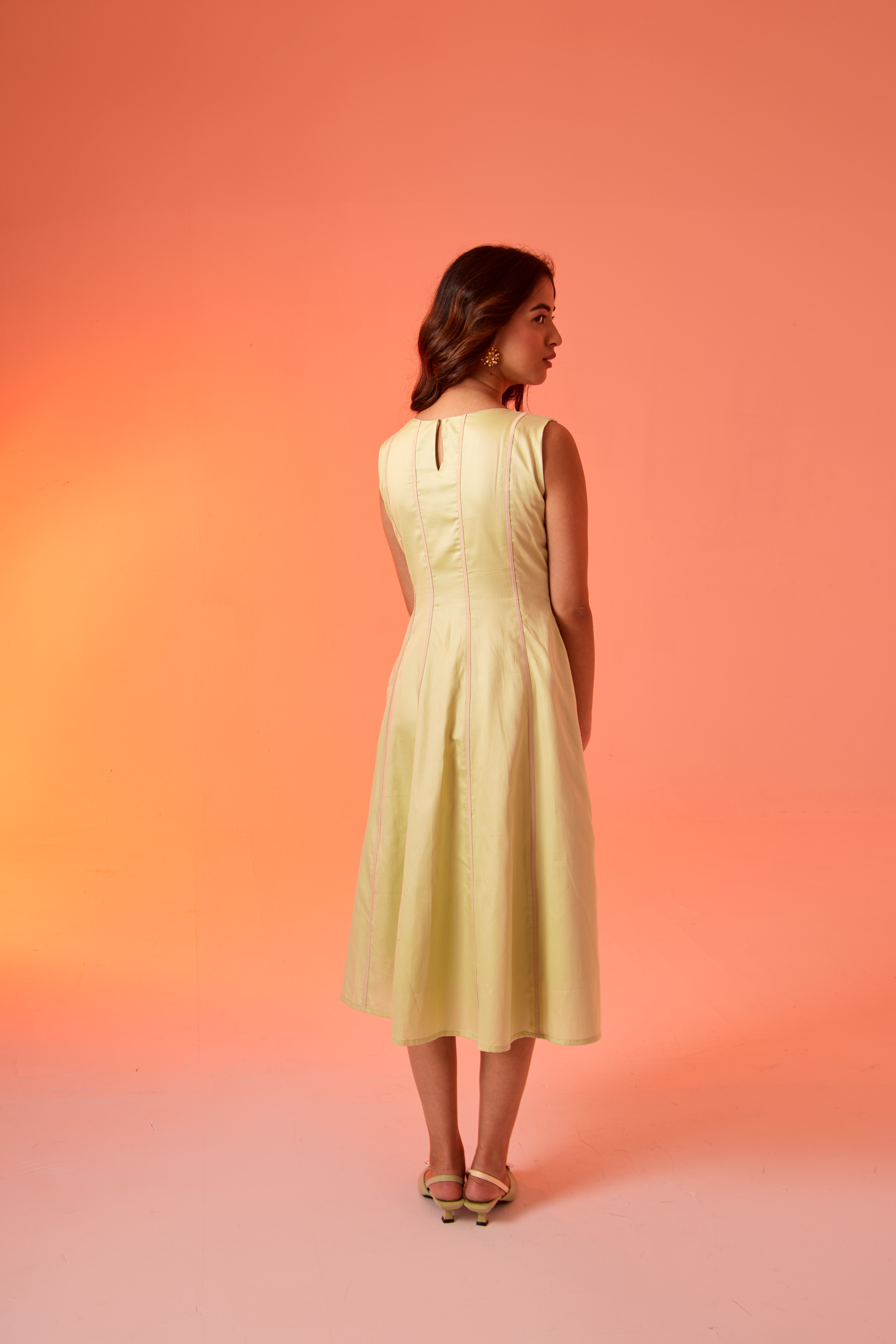 Jade | Midi Lace Accent Dress An'era by Asmita Verma