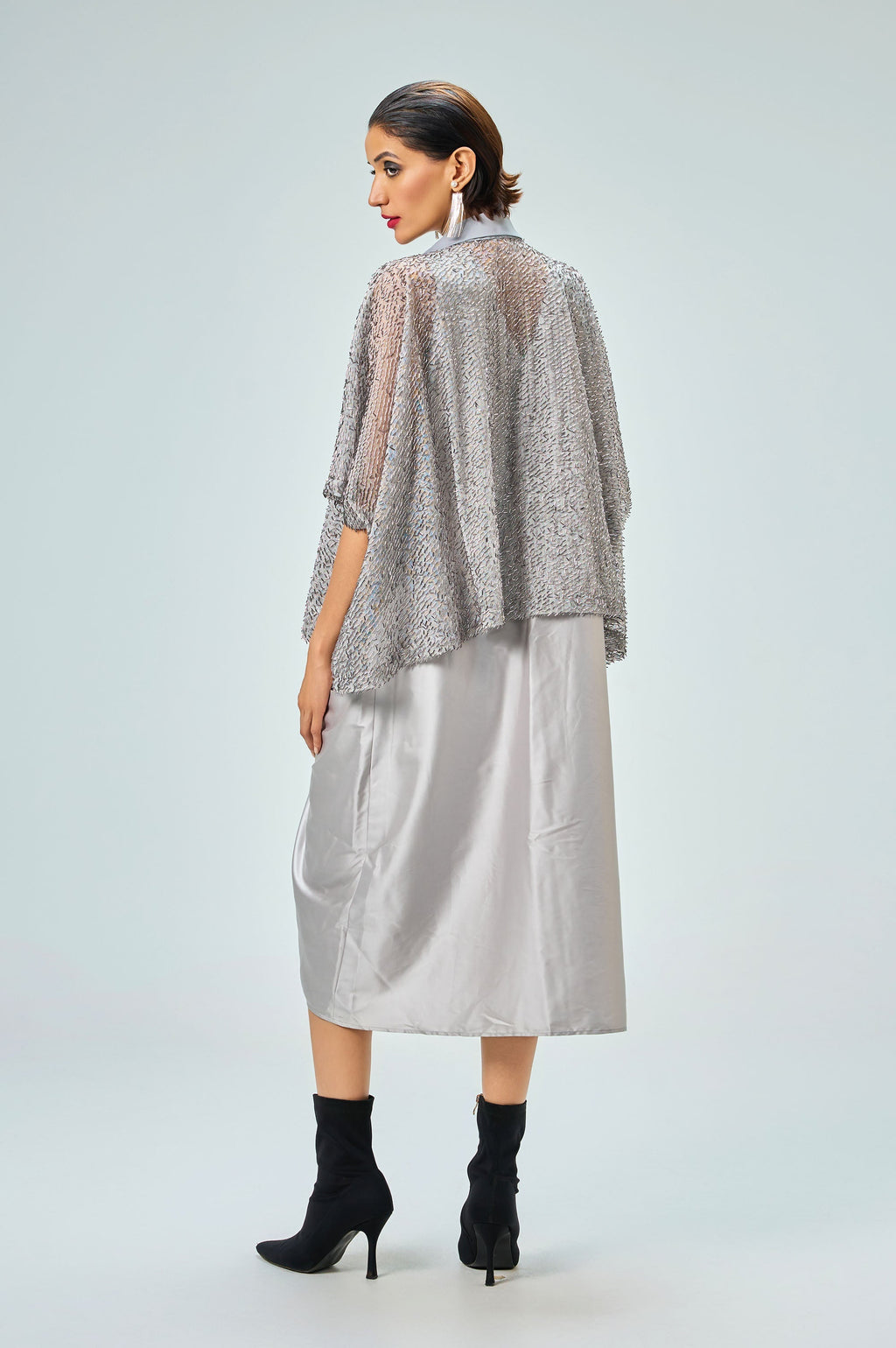 Selene Dress | Silver Glamorous Dress KOR