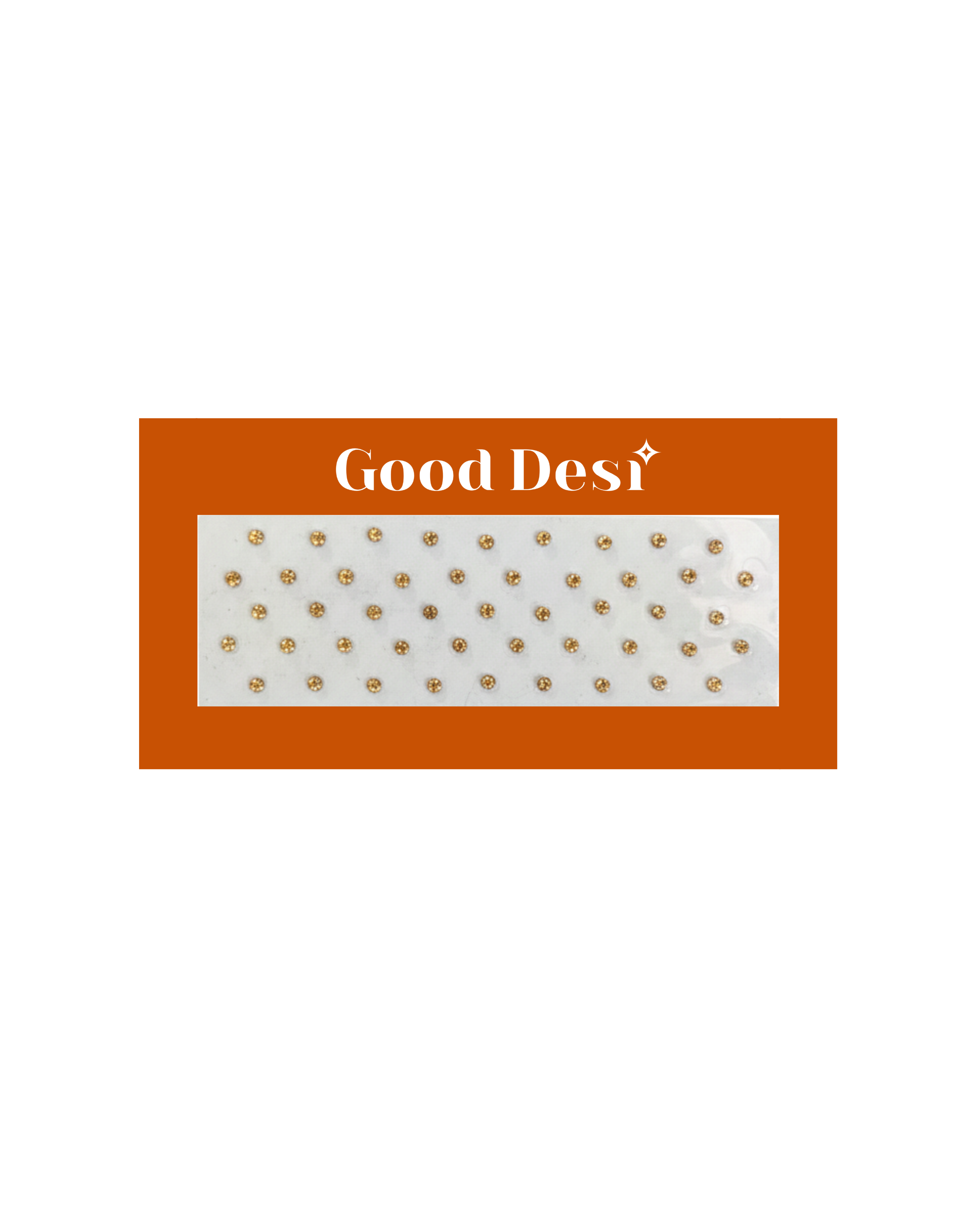 Minimal Golden Crystal Bindis | Pack of 20 | Premium Indian Wedding & Occasion Accessories