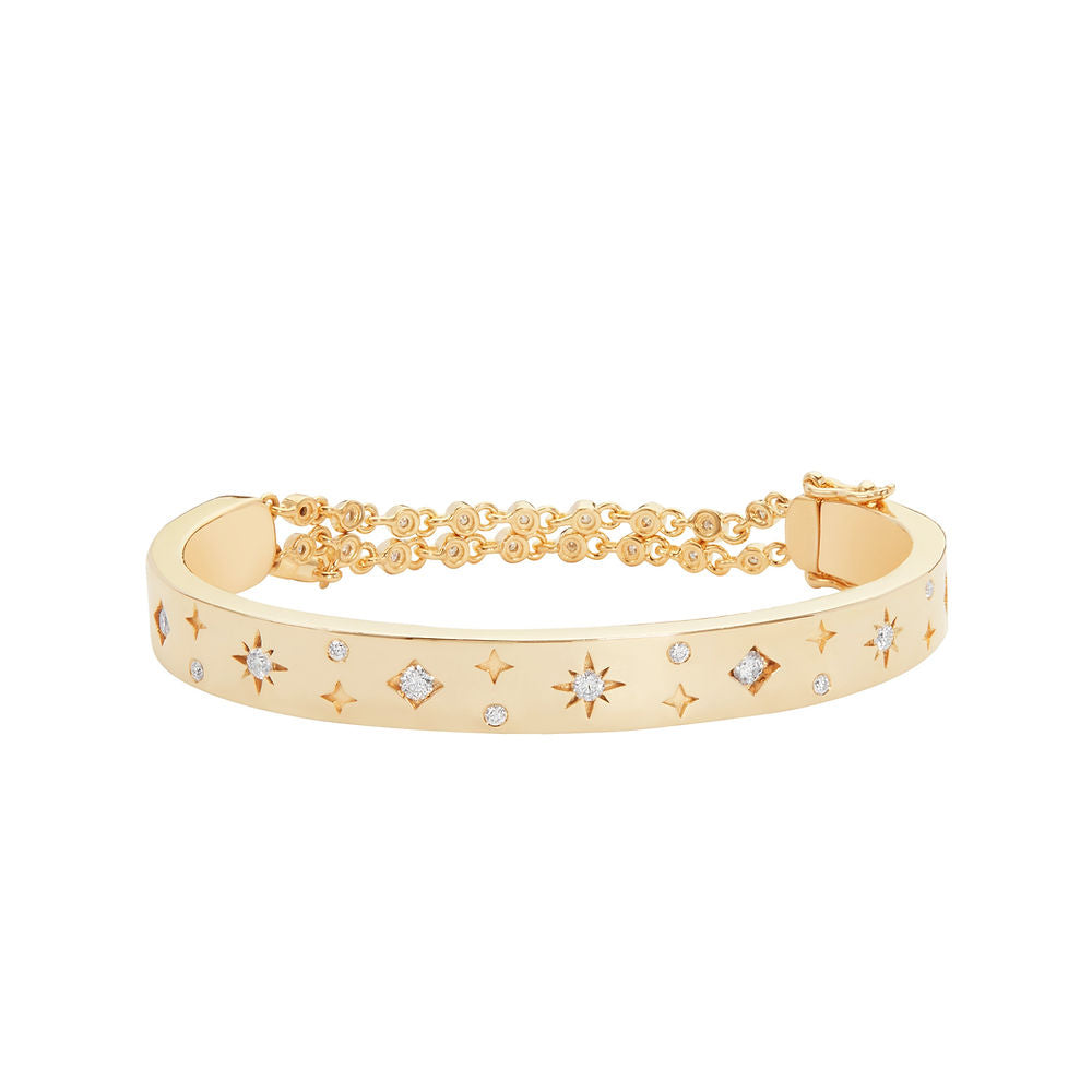Illuminess™ Premium Gold Vermeil Starset Bangle
