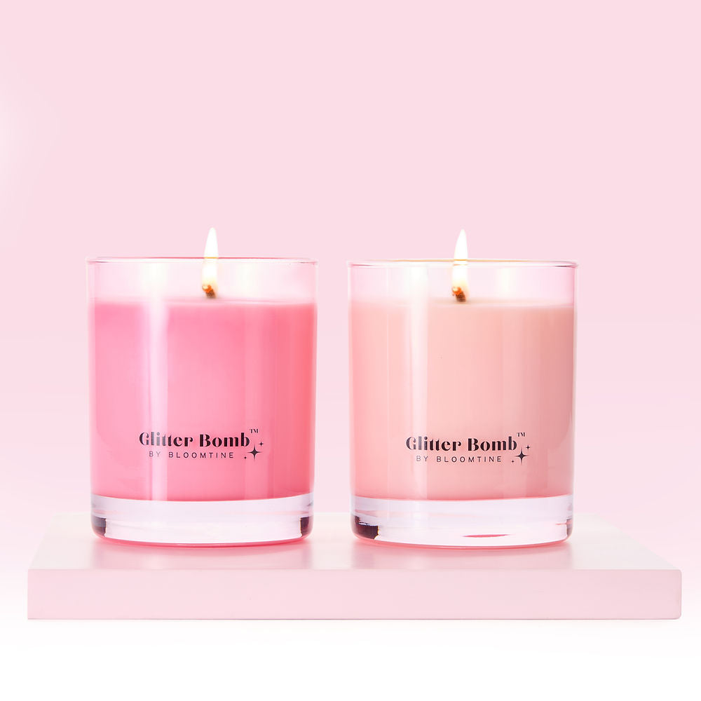 Milky Way | Glitter Bomb™ Gift Candle  in Coconut, Citrus & Vanilla 230G BLOOMTINE
