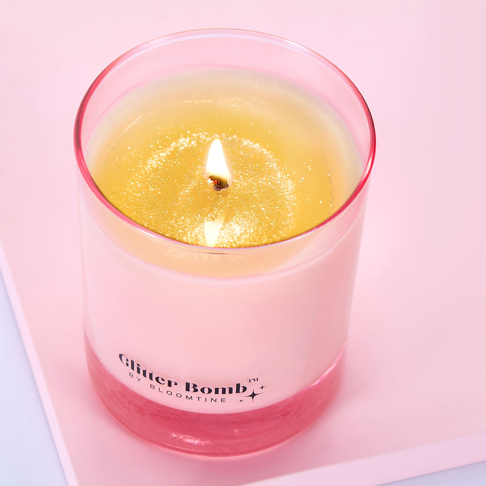 Milky Way | Glitter Bomb™ Gift Candle  in Coconut, Citrus & Vanilla 230G BLOOMTINE