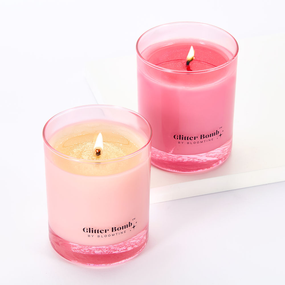 Milky Way | Glitter Bomb™ Gift Candle  in Coconut, Citrus & Vanilla 230G BLOOMTINE
