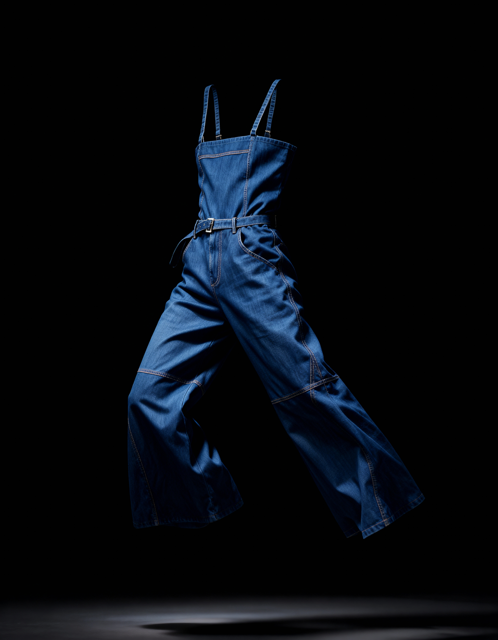 Elysian Curve Jumpsuit | Denim Dungaree