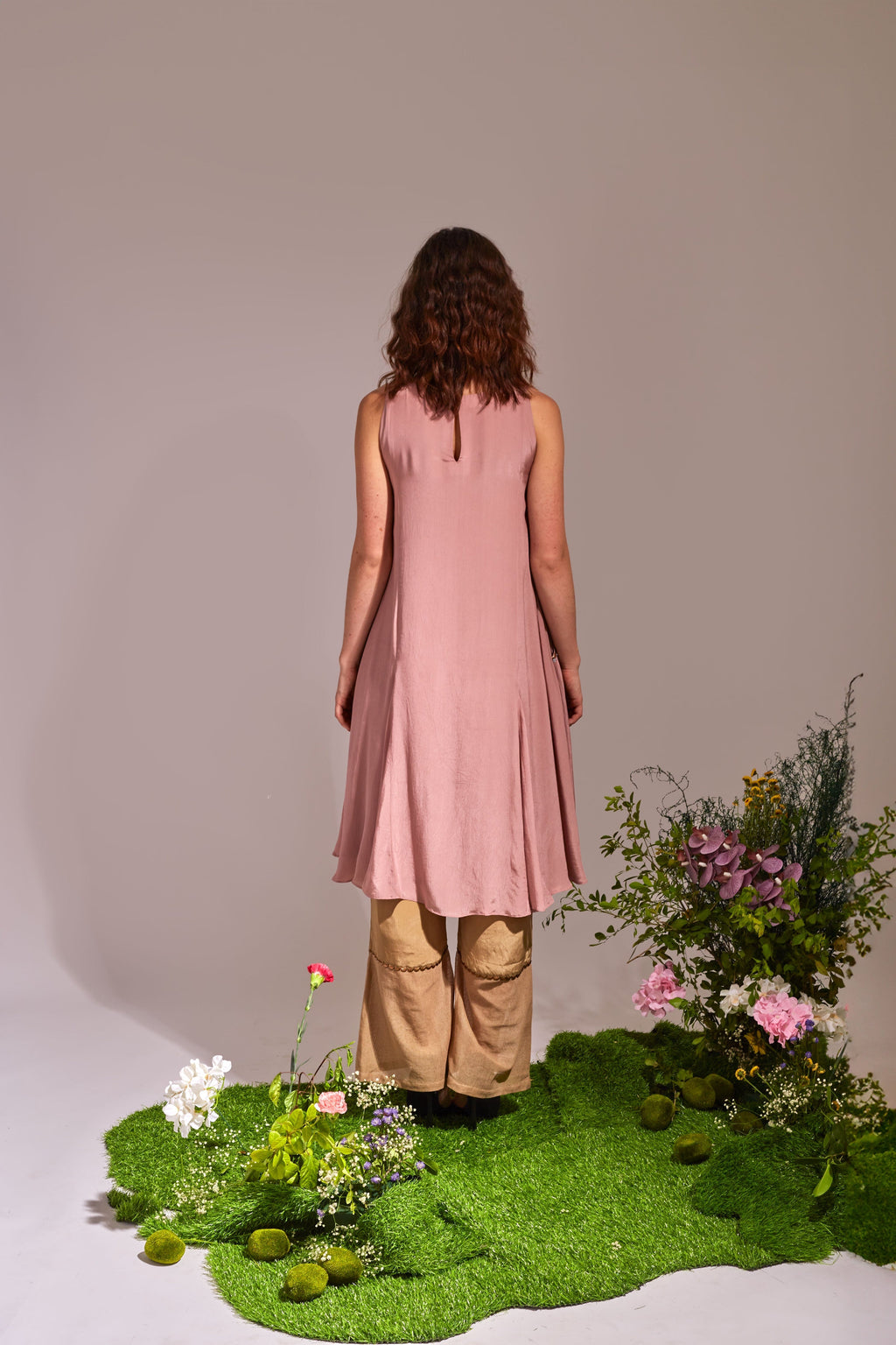Meadow | Flared Kurta Set An'era by Asmita Verma