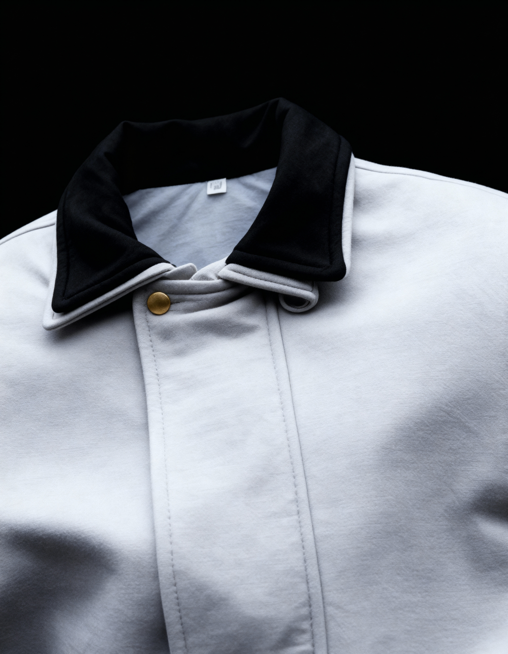 Sashimi Jacket | Blended Wool & Leather Patch Jacket