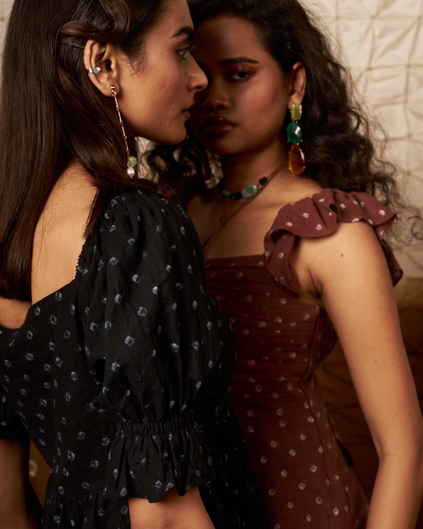 Meghaa Top | Hand-Dyed Puffed Sleeve Summer Top The House Of Ara