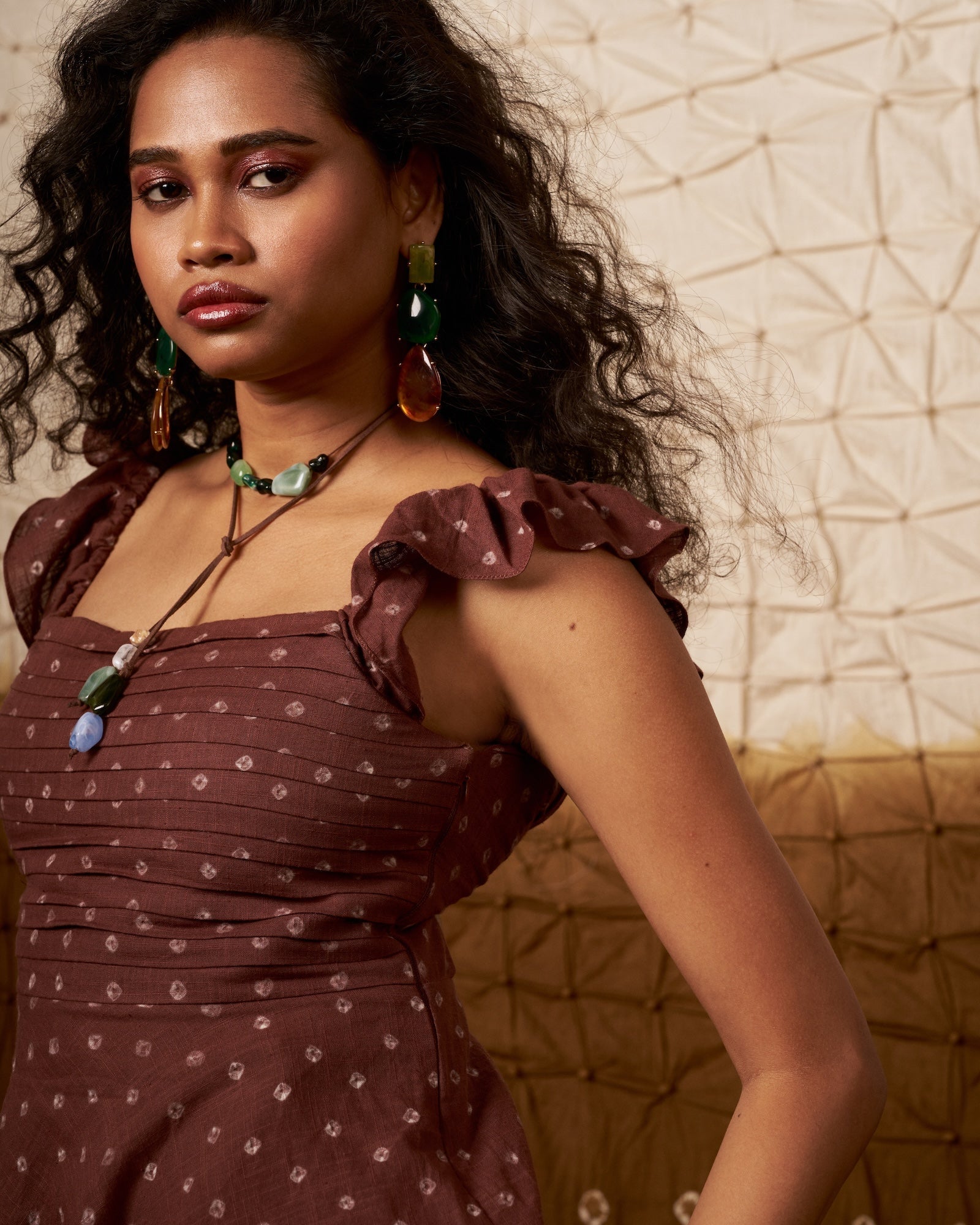 Rohini Cotton Top | Statement Back Bow The House Of Ara