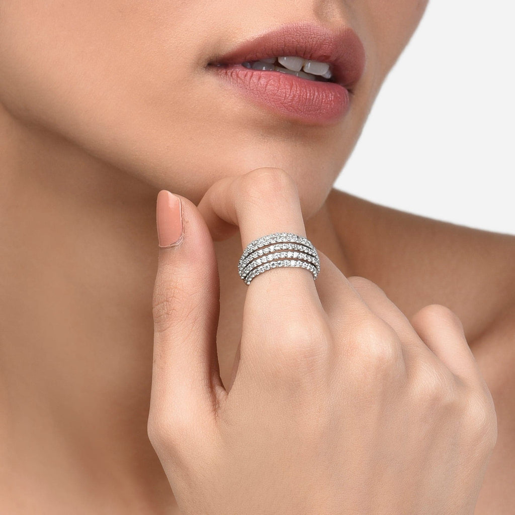 Chandelier Ring | Cocktail Sterling Silver Ring