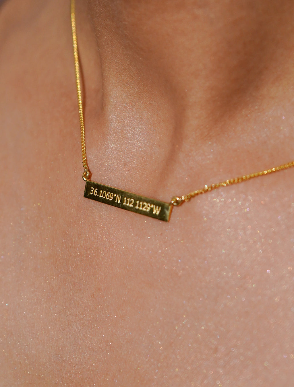 The Imprint Engraveable Bar Pendant | Custom 925 Sterling Silver Minimalist Necklace