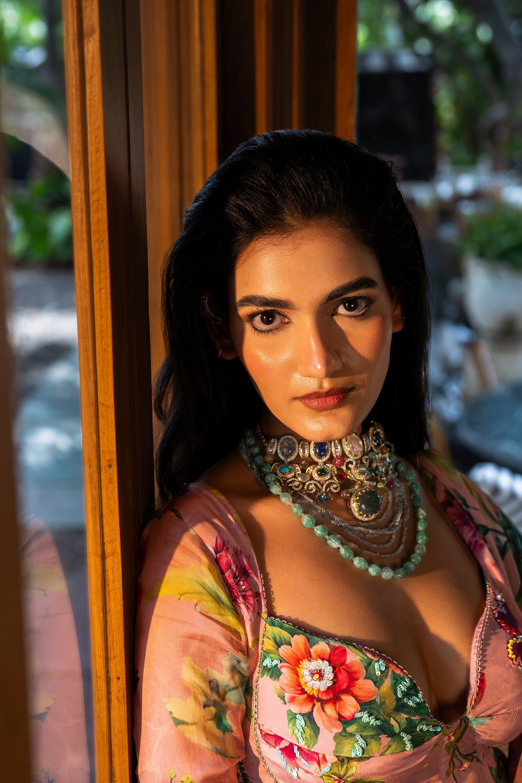 Dusty Rose Ruffle Saree | Designer Indian Wedding & Occasion Wear 