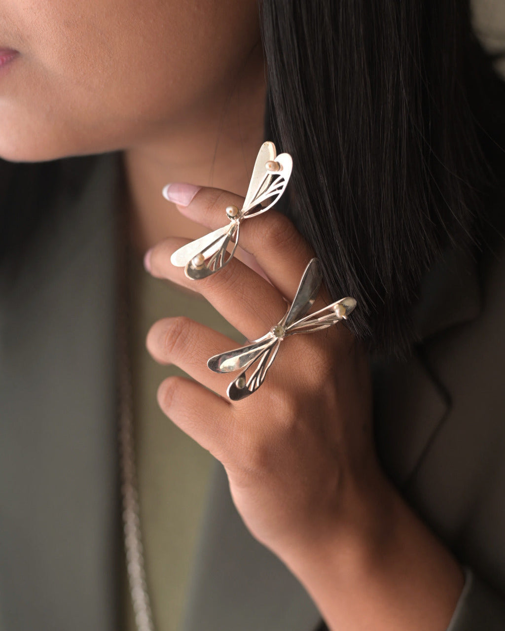 Dragonfly Ring | Unique Statement Ring