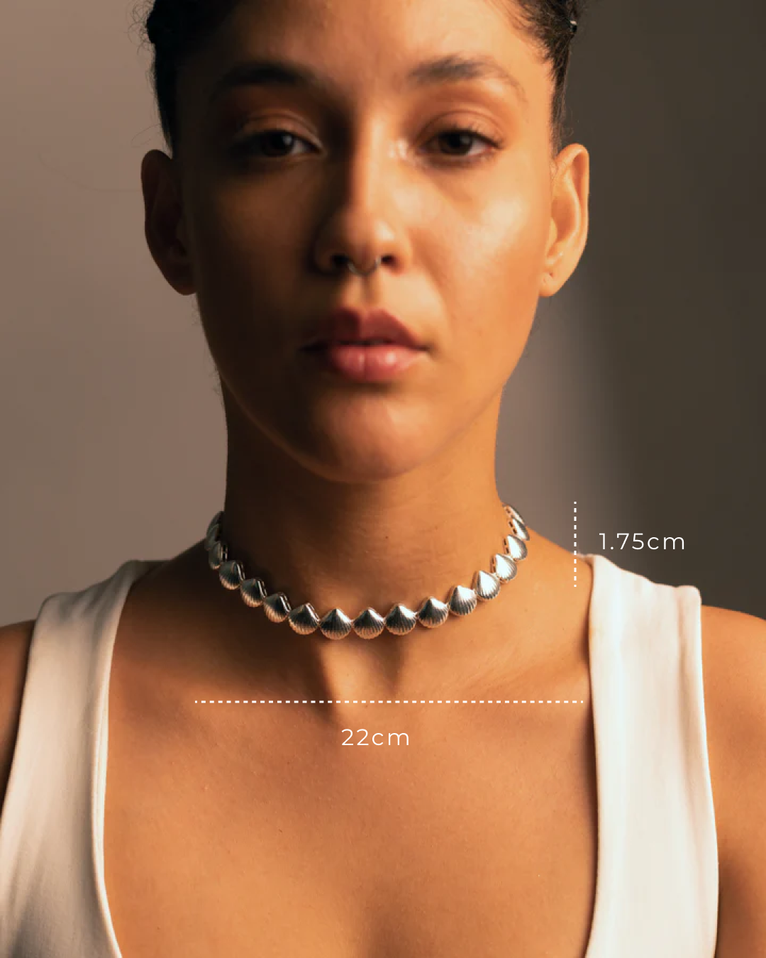 Echoes of Shells Necklace | Ocean Inspired Choker Necklace Era Stories