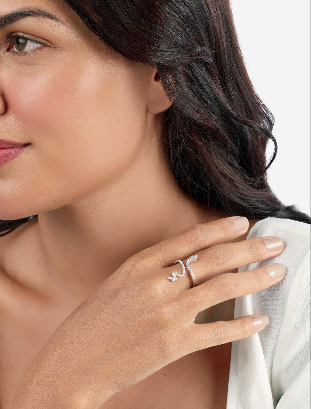 Reputation Ring | Designer Snake Sterling Silver Ring