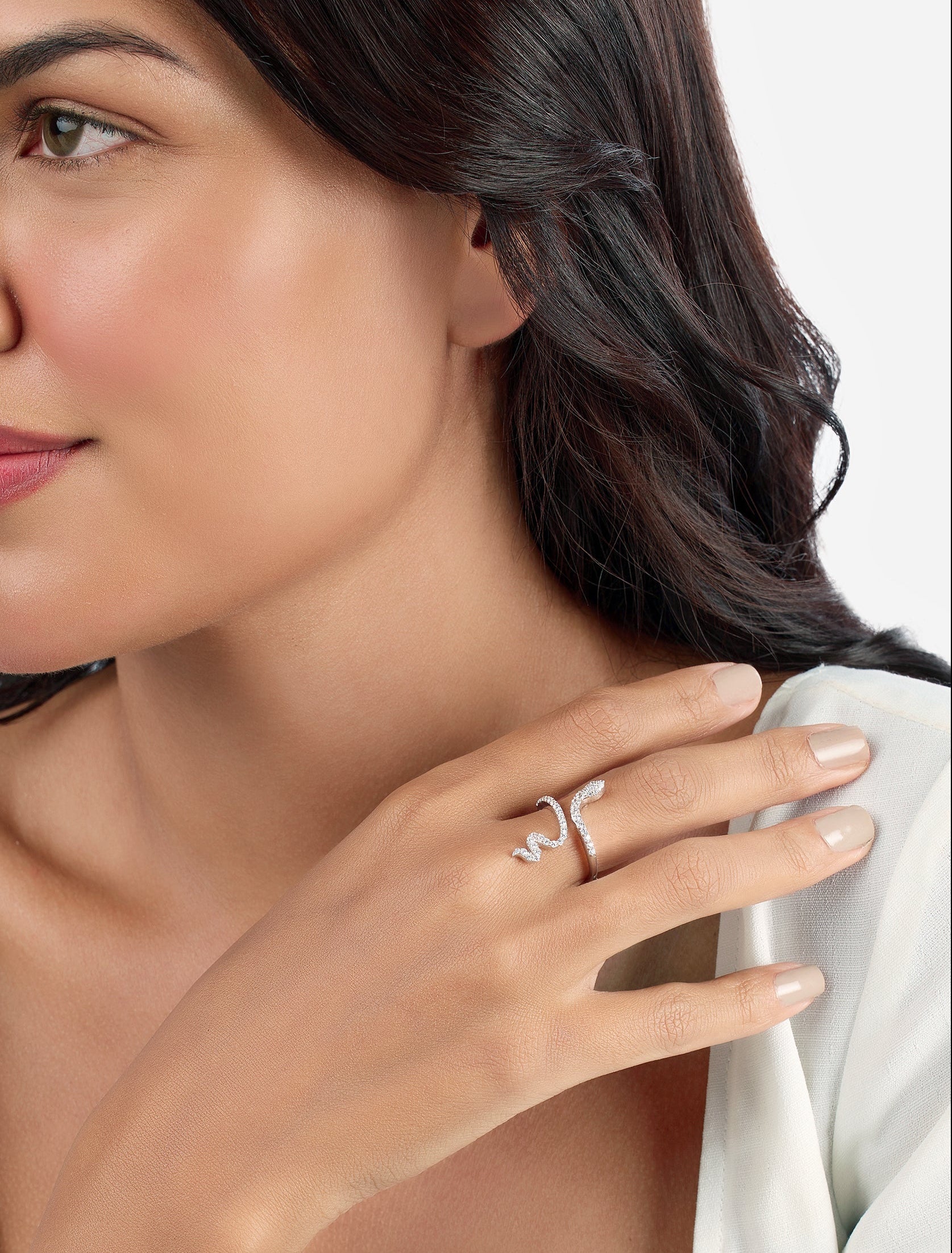 Reputation Ring | Designer Snake Sterling Silver Ring