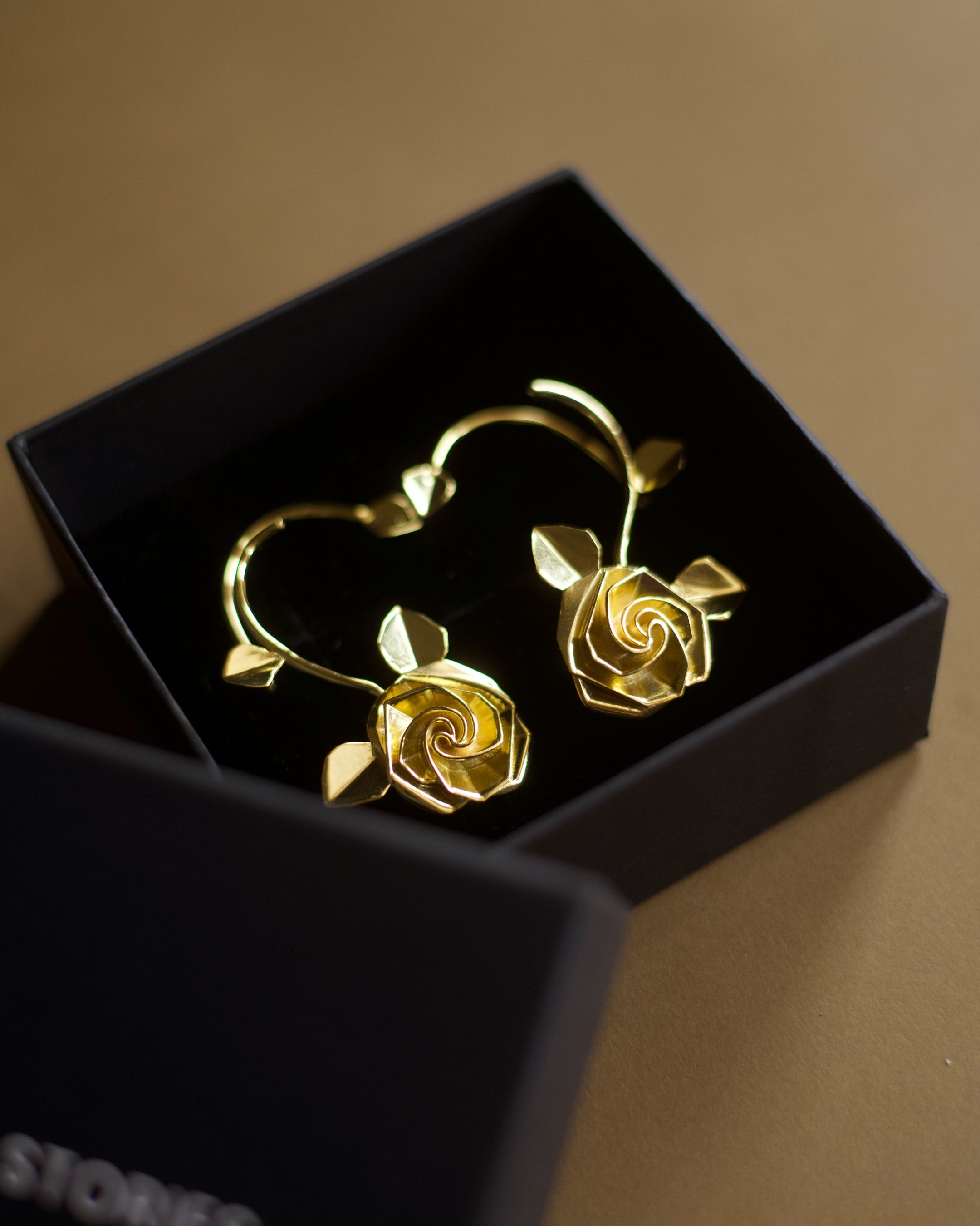 Forever Rose Earrings | Calcutta Gardens Inspired Contemporary Earrings