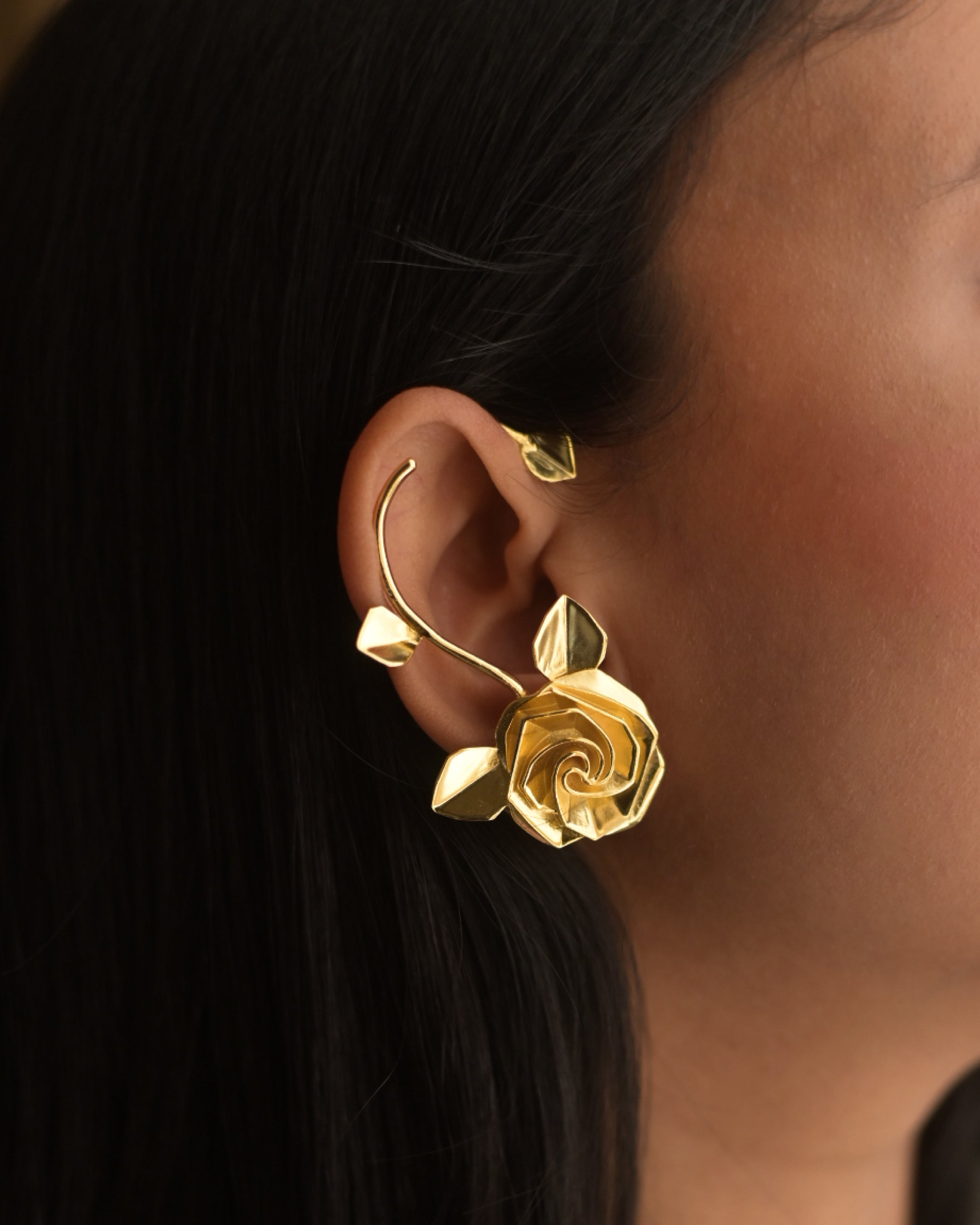 Forever Rose Earrings | Calcutta Gardens Inspired Contemporary Earrings