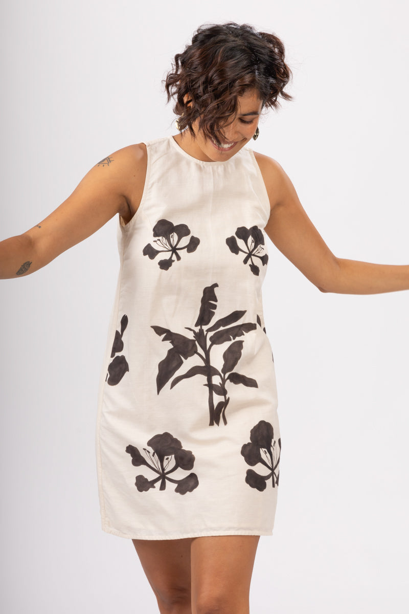 Pangara Dress | Hand-Painted Shift Dress