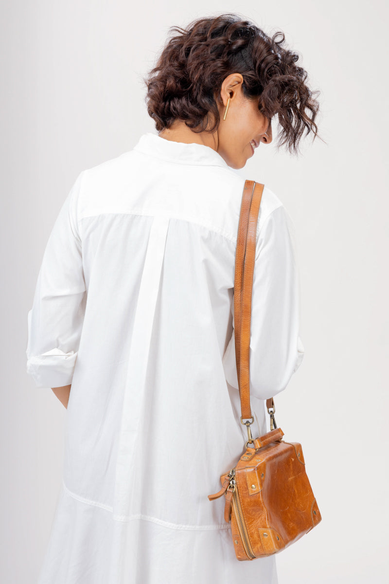 Aaram Dress | Hand-Painted Shirt Dress Asaii