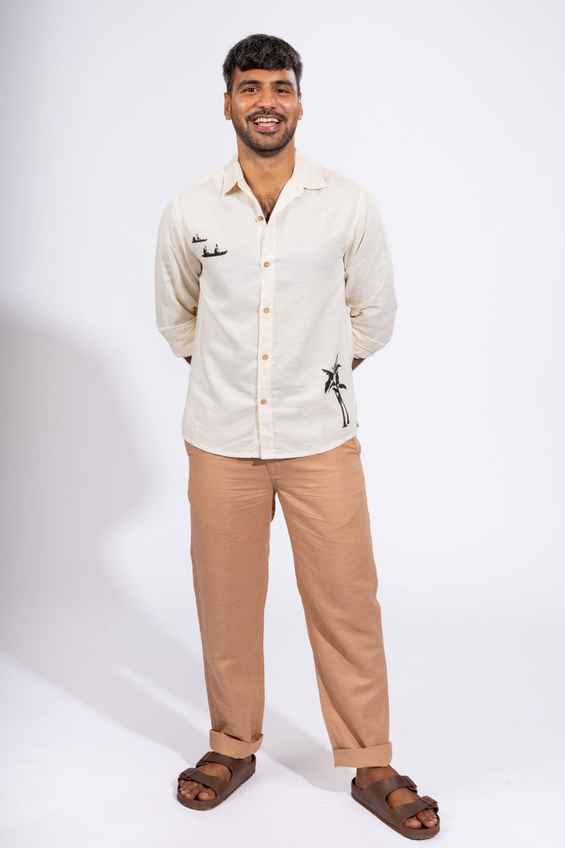 Jeev Shirt | Hand-Painted Men's Shirt