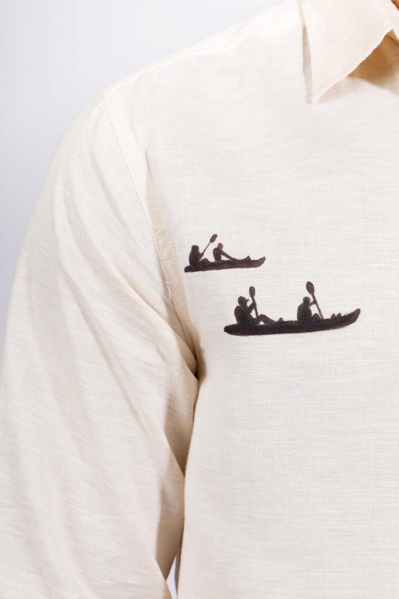 Jeev Shirt | Hand-Painted Men's Shirt