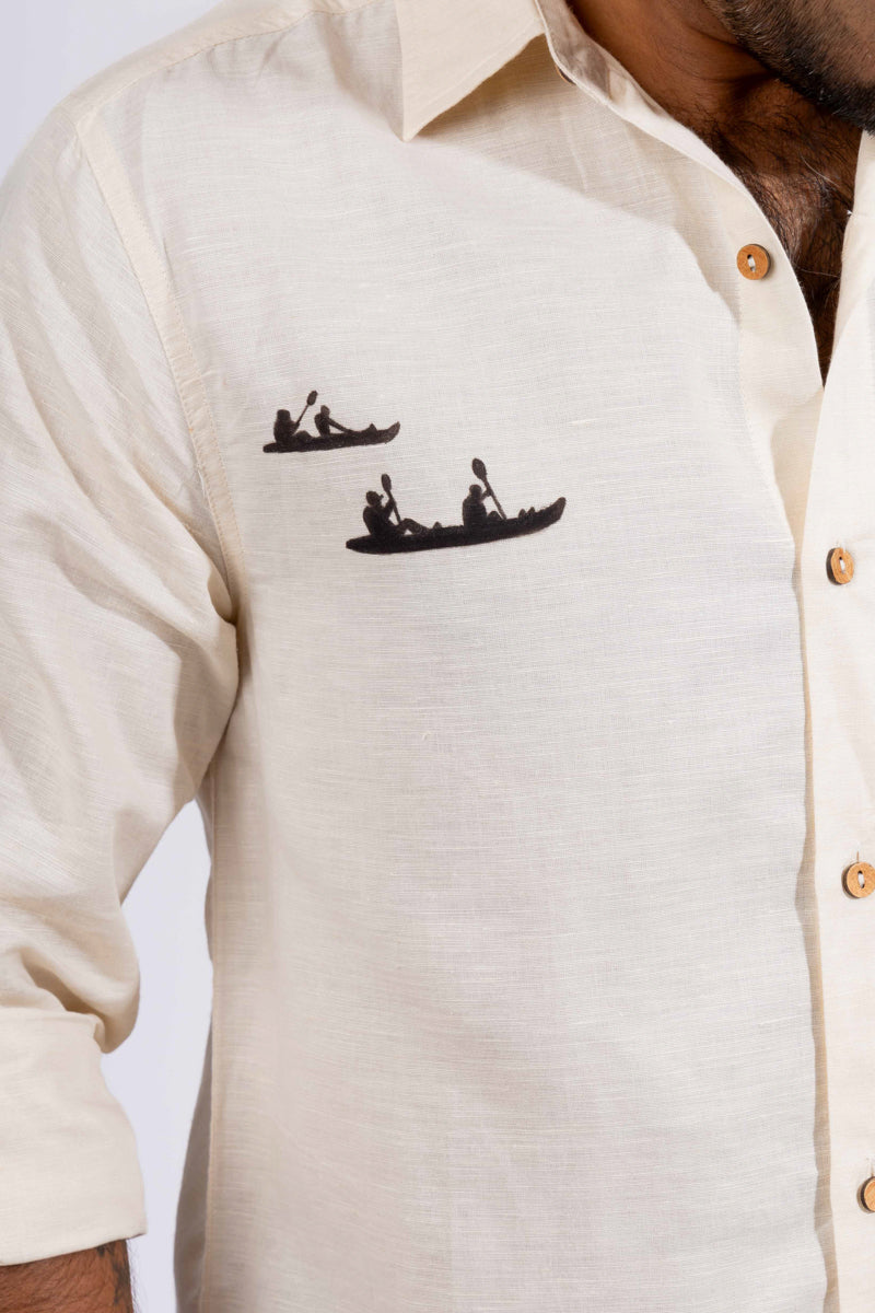 Jeev Shirt | Hand-Painted Men's Shirt
