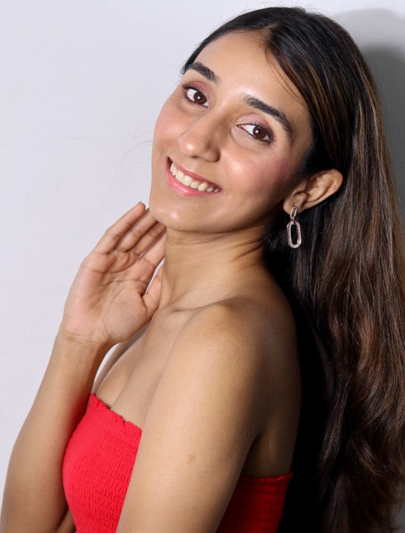 Jaipur Pink Earrings | Stunning Sterling Silver Dangle Earring