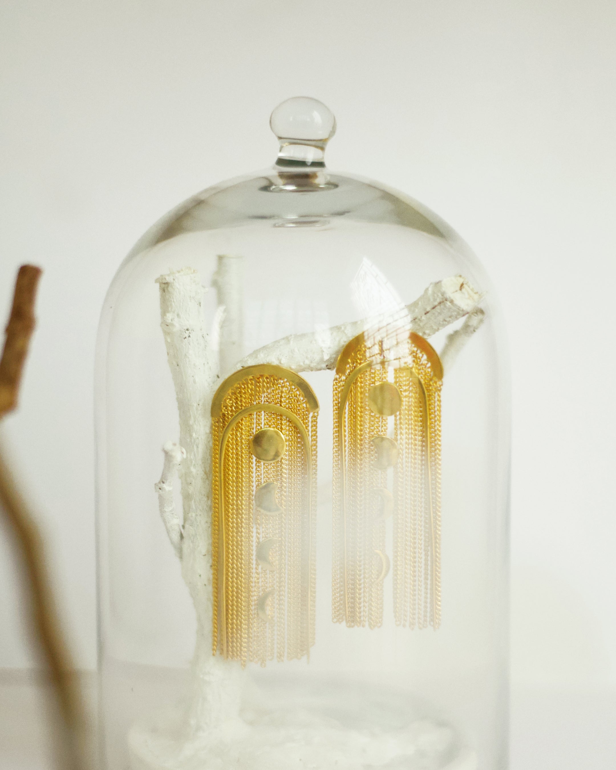 Moon Dance Earrings | Statement Curtain Earrings Era Stories