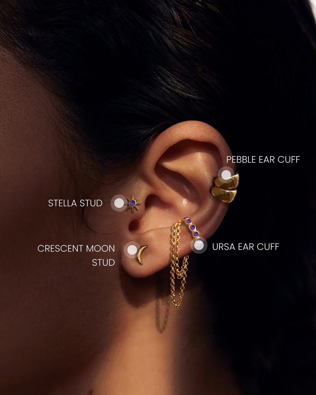 Celestial Ear Stack | Handcrafted Contemporary Ear Jewellery Set Era Stories