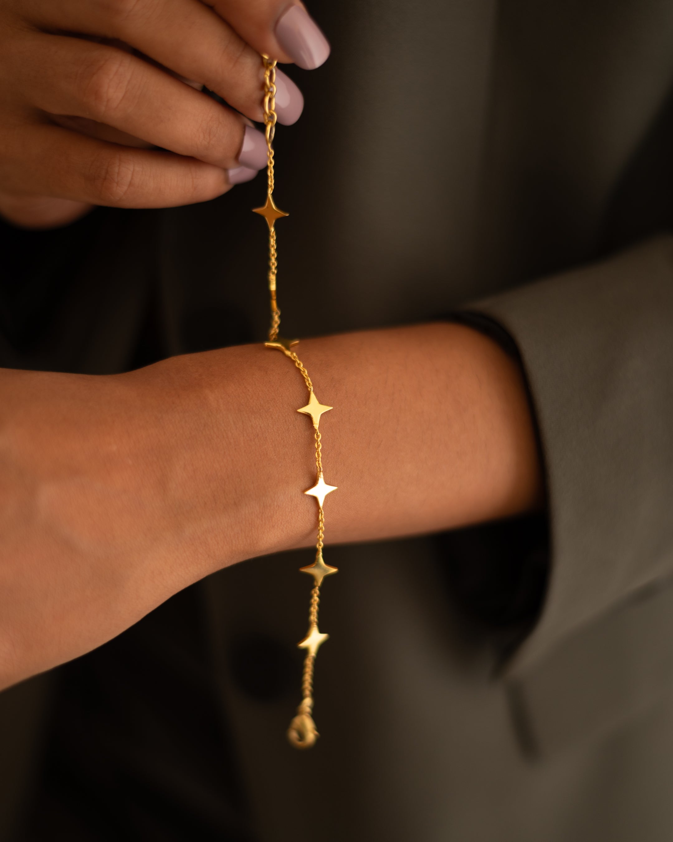 Starry Land Bracelet | Celestial Minimalist Bracelet 