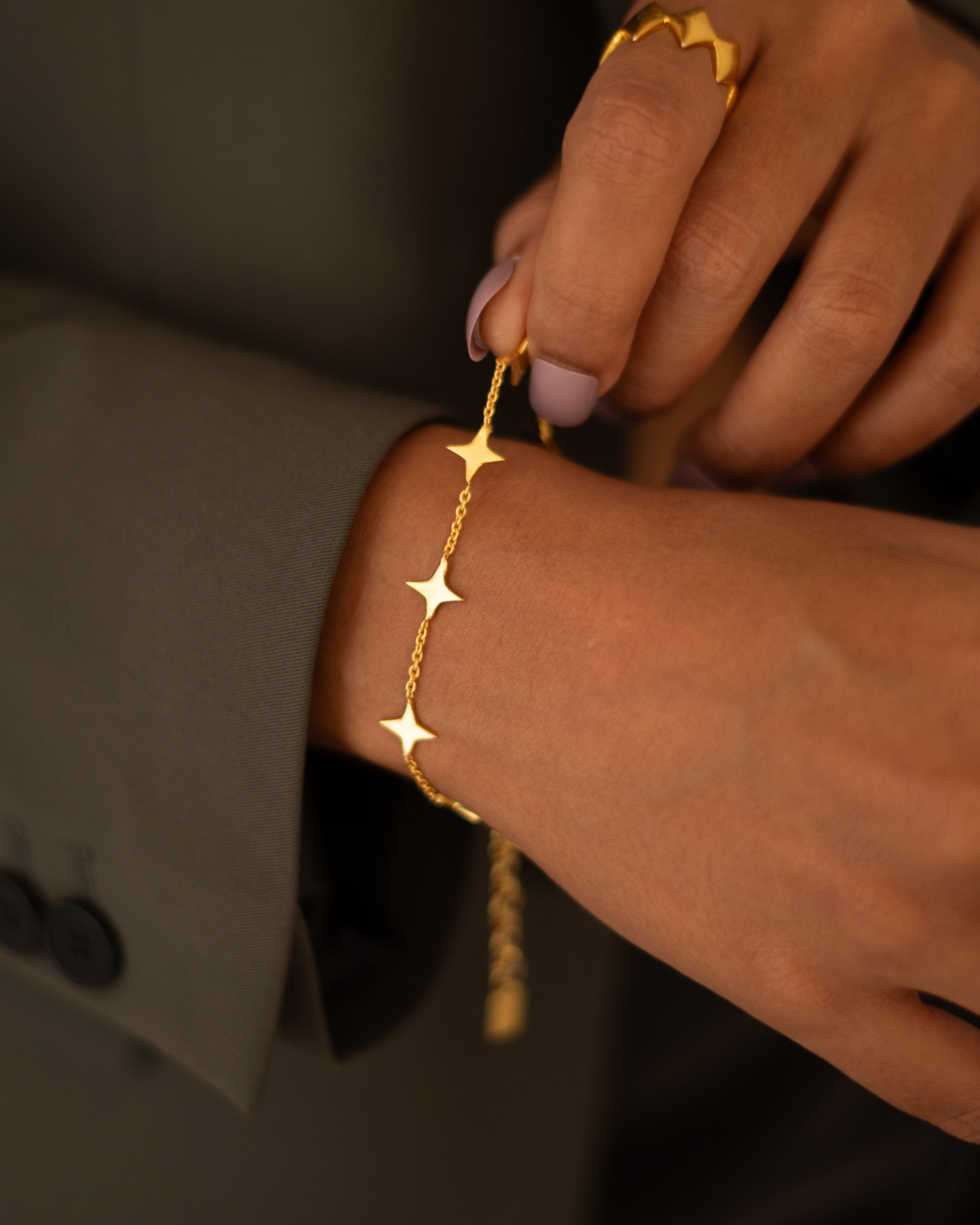 Starry Land Bracelet | Celestial Minimalist Bracelet 